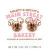 Mickey and Minnie Gingerbread SVG