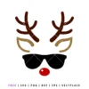 FREE Christmas Reindeer Sunglasses SVG