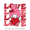 My Melody Love SVG | Valentine SVG