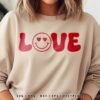 Retro Love Smiley Face SVG