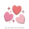 Candy Hearts Valentine SVG