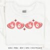XOXO Candy Hearts Valentine SVG