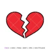 FREE Broken Heart SVG