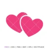 FREE Double Heart SVG