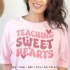 Teaching Sweethearts SVG Teacher Design