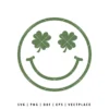 St. Patrick's Day Clover Smiley Face SVG