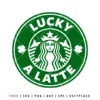 FREE Lucky A Latte SVG