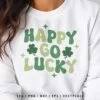 Happy Go Lucky St. Patrick's Day SVG
