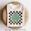 Checkered Shamrock SVG