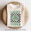 Checkered Lucky Vibes SVG