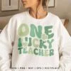 One Lucky Teacher SVG