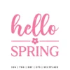 Hello Spring SVG