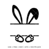 Easter Bunny Monogram SVG