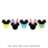 Mickey Easter Eggs Bunny Ears SVG