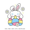 Cinnamoroll Bunny SVG | Easter Egg SVG