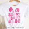 Bunny Babe Easter SVG