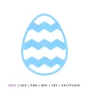 FREE Blue Easter Egg SVG