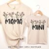 Mama and Mini Floral SVG