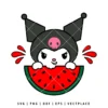 Kuromi Watermelon SVG | Summer SVG