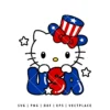 Hello Kitty 4th of July SVG | USA SVG