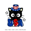Chococat 4th of July SVG | USA SVG
