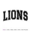 FREE Lions Football SVG