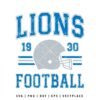 Detroit Lions Football SVG