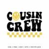 Cousin Crew Smiley Face SVG