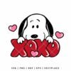 Snoopy XOXO Valentine’s Day SVG