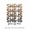 She Is Me Melanated SVG