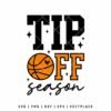 Basketball Tip Off Season SVG