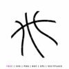 FREE Basketball Stripes SVG