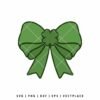 Coquette Bow St Patrick Day SVG