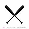 FREE Baseball Bat SVG