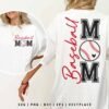 Baseball Mom SVG T-Shirt Design