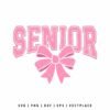 Senior Graduation Coquette Bow SVG
