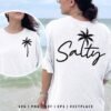 Salty SVG Trendy Summer Beach Design