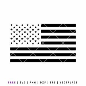 FREE American Flag SVG
