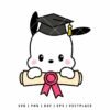 Pochacco Graduation SVG | Senior SVG | School SVG