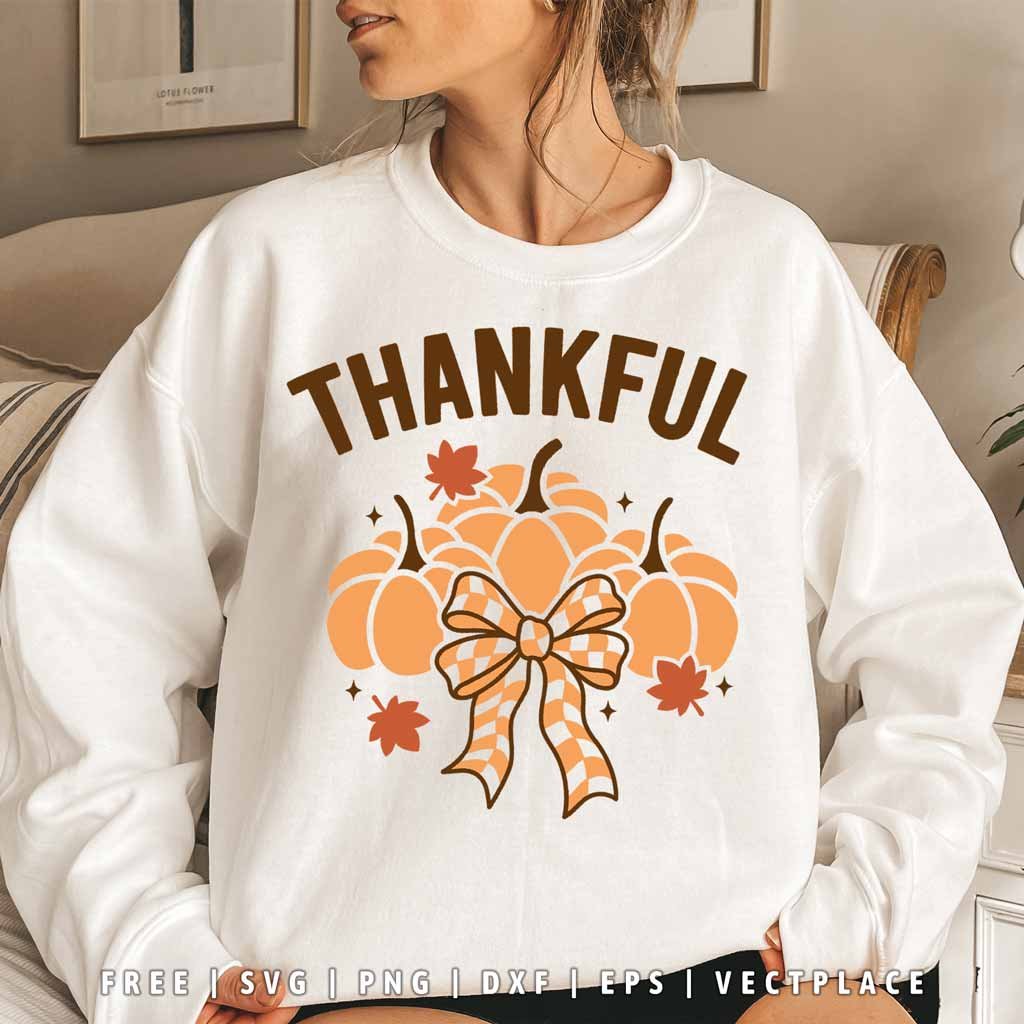 Thankful Pumpkin SVG - Image 2