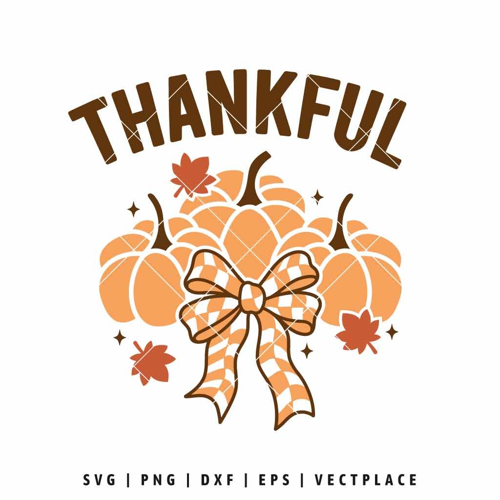 Thankful Pumpkin SVG