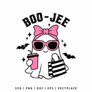 Halloween Ghost SVG | Boo Jee SVG | Spooky Season SVG