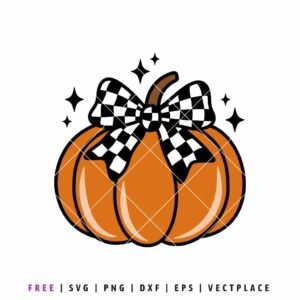 FREE Pumpkin Coquette SVG