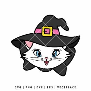 Marie Witch SVG | Halloween SVG | Aristocats SVG