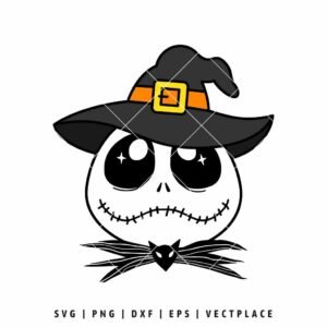 Jack Skellington Witch SVG | Halloween SVG