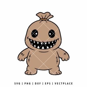 Cute Sack Monster SVG PNG | Halloween Cut File for Cricut & Silhouette