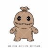 Cute Sack Monster SVG PNG | Halloween Clipart for Cricut T-shirt Design