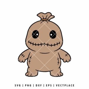 Cute Sack Monster SVG PNG | Halloween Clipart for Cricut T-shirt Design