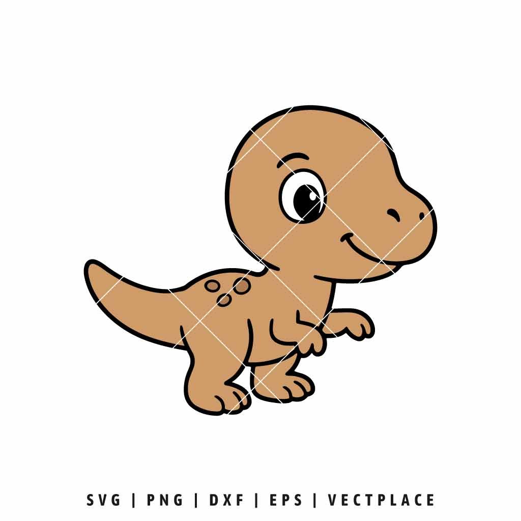 Baby Velociraptor Dinosaur SVG