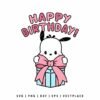 Pochacco SVG PNG | Birthday Clipart for Cricut & Silhouette